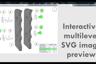 make exploded view image with bom for your product