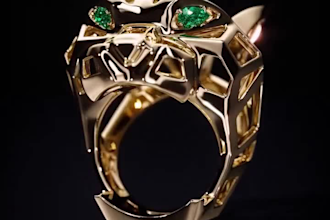do amazing 3d jewelry animation modeling and rendering, 3d product animation