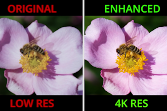 upscaling at 4k or 8k and convert to 60fps or 120fps any video