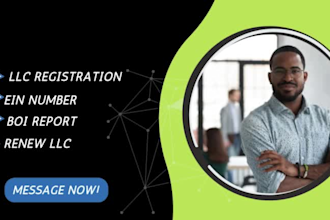 do llc registration, ein number, boi report and renew llc