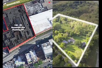 make aerial drone property boundary lines for your real estate or site plans