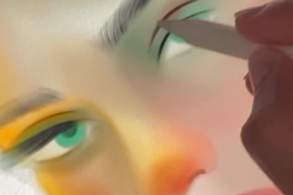 create a digital drawing character