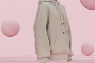 create photorealistic 3d cloth design, 3d fashion garment, 3d clothing animation