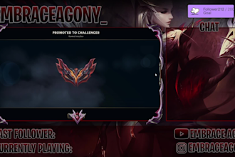 be your league of legends duo as challenger player