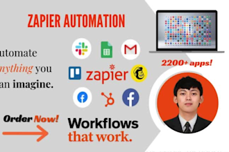 automate workflows with zapier automation or make API integration