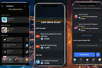 build telegram crypto game telegram tap game bot crypto game tap to earn game