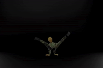 create retro ps1 n64 psx y2k style 3d low poly models for animation and game
