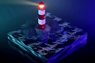 create stunning isometric 3d art