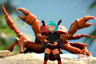 make a 3d vtuber model with accessories