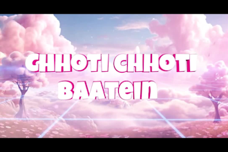 do awesome animated lyric video within 24 hrs