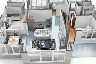 create 2d and 3d floor plans for your house