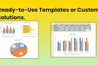 automated excel dashboards, business reports and tracker sheets