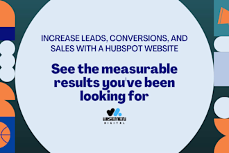 do hubspot website design development with custom landing blog pages