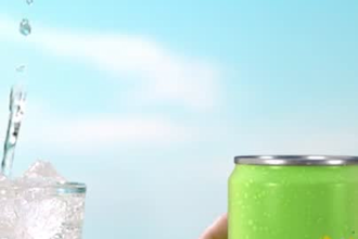 do 3d animation for beverages bottle soda can energy  carbonated and soft drinks