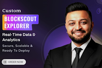 create a blockscout explorer