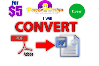 convert your document into an editable format