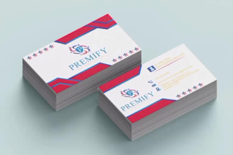 design modern, minimalist and luxury business card