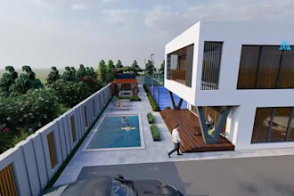 do exterior 3d rendering, 3d view and interior design
