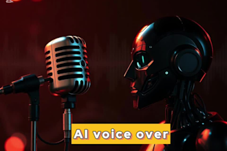 do realistic ai voice over professional male and female
