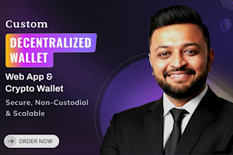 create a decentralized web wallet, crypto wallet, web app