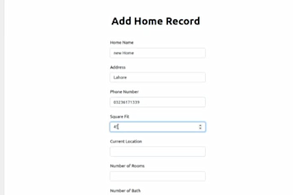 develop full stack websites using django, react and python