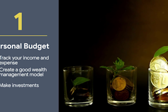 manage your monthly savings, income and expenses