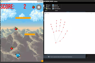 do your python project using tkinter pyqt opencv or pygame
