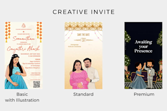 design custom wedding invitation cards and video invites
