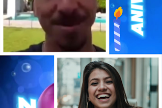 create a birthday greeting video with players sending their heartfelt wishes