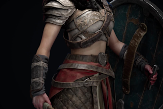 design 3d anatomy character model ,warriors model, game asset, viking character