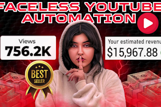 make you earn 15k USD with faceless youtube automated channel and viral videos