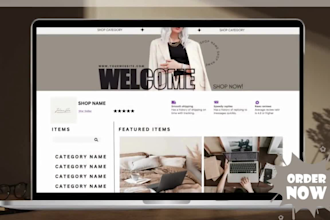 design web banners, lo gos, posters, ads for shopify, etsy, HTML5 to boost brand