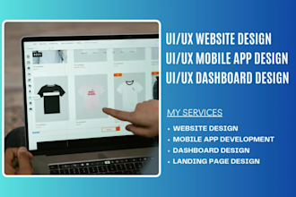do responsive ui ux website design ui ux mobile app design prototype ui on figma