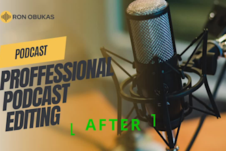 edit, mix and master your podcast