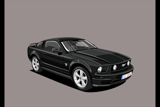 draw cartoon vector illustration of your car 24 hours