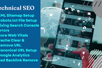 do technical SEO audit and fix indexing, crawl, and google search console errors