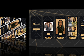 design a modern and user friendly mobile app UI in adobe xd