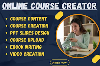 do online course content creation content curriculum udemy course video upload
