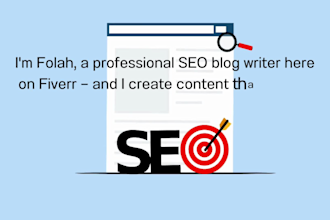 write high quality seo blog posts and articles for your website on any niche