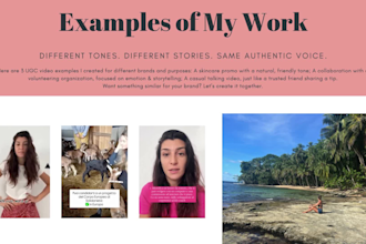 create authentic travel ugc videos for instagram and tiktok