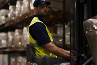 create an amazing  logistics promo video, warehouse, truck, delivery promo video