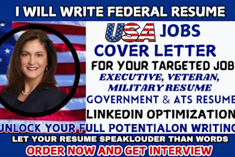 write federal usajobs resume, for dhs, military veteran