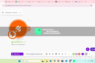 automate jotform with google sheets  onedrive using zapier  make