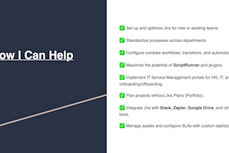 fix any jira admin work within 48 hours including jsm