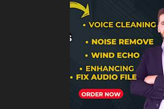 do noise reduction, repair, enhance, fix, clean up your audio file