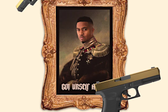 make an old royal style, face replace portrait of you