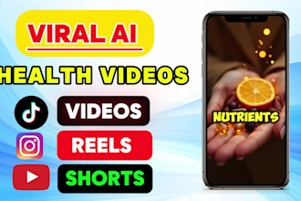 make ai history youtube shorts, ai health videos, ai tiktok videos, ai reels