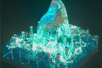 do 3d water simulation, water simulation, 3d fluid animation, 3d cgi animation