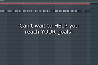 compose and produce an edm backing track on your vocals