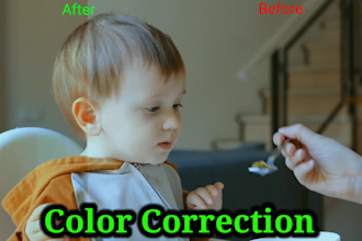 professional color correction and grading